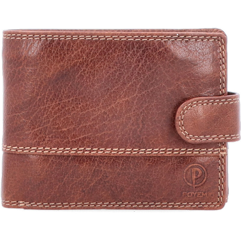 Pánska kožená peňaženka Poyem koňaková 5223 Poyem KO 20113065
