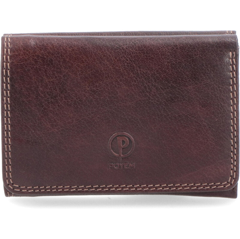 Dámska kožená peňaženka Poyem hnedá 5216 Poyem H 17715117