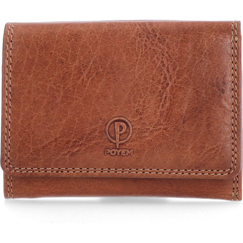 Dámska kožená peňaženka Poyem koňaková 5216 Poyem KO 17715473