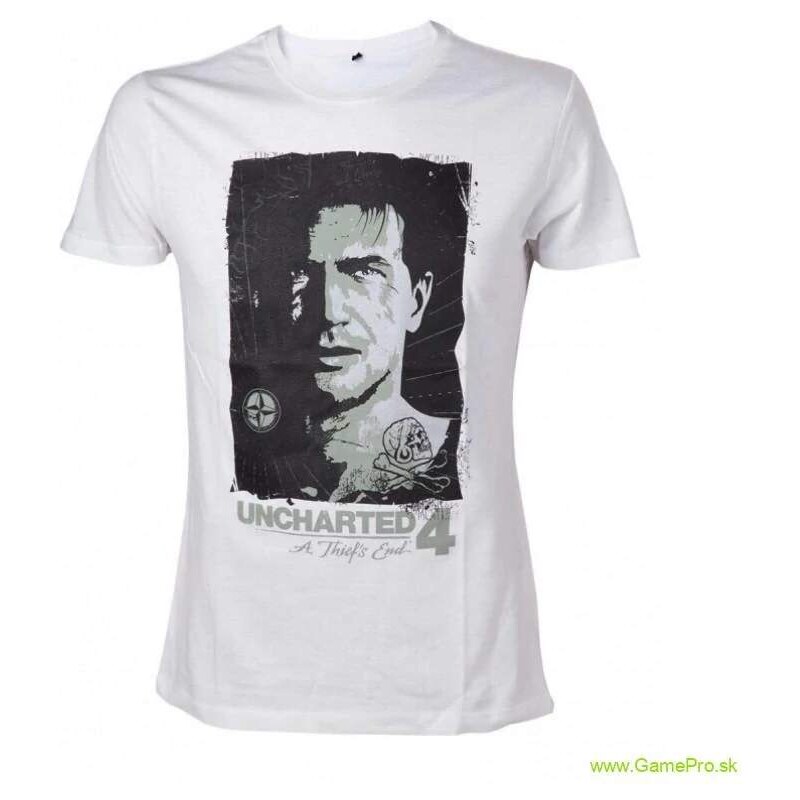 Bioworld Uncharted 4 - Nathan Drake Compas (tričko) 64854245