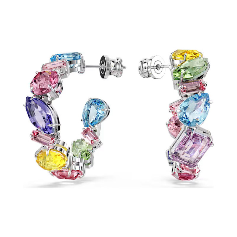 Swarovski Kruhové náušnice s farebnými kryštálmi Gema 5692412 66587409
