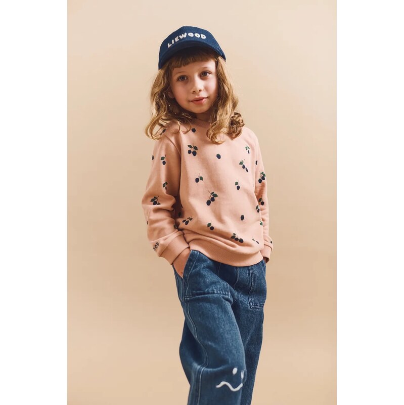Detská bavlnená mikina Liewood Thora Printed Sweatshirt 64857611