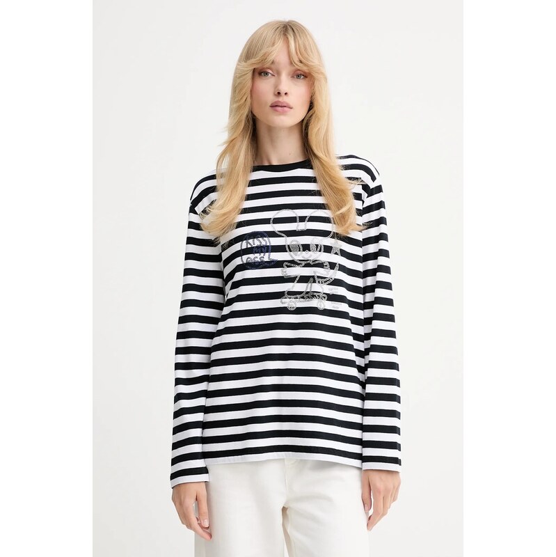 Bavlnené tričko s dlhým rukávom ZADIG&VOLTAIRE 66513760