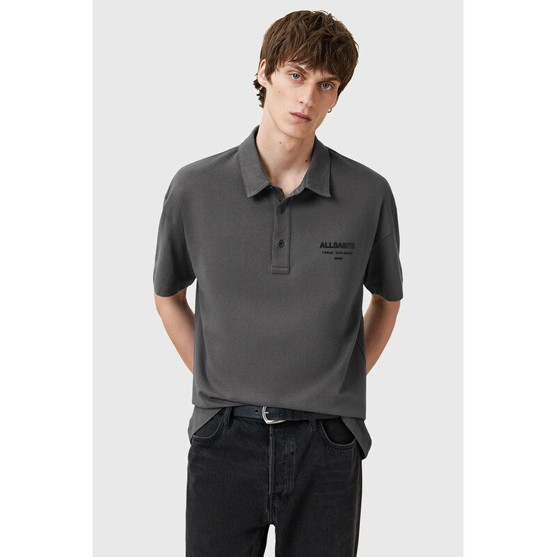 Bavlnené polo tričko AllSaints XANDER 64857900