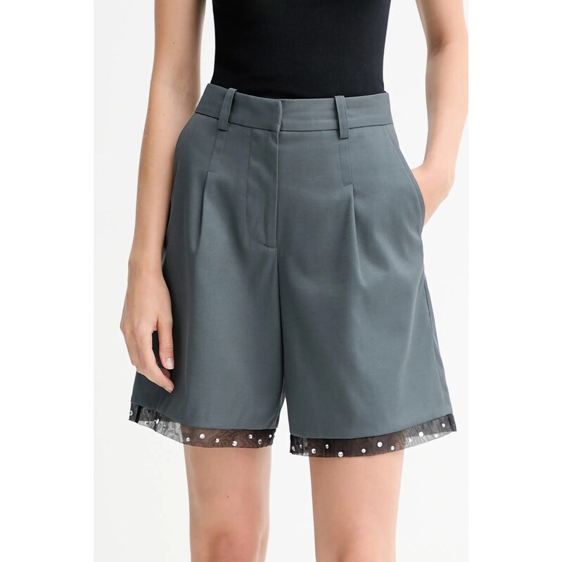 Šortky s prímesou vlny IRO 64858353