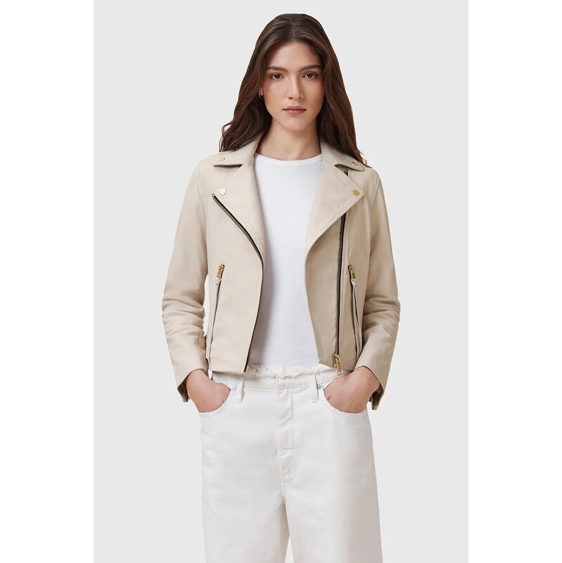 Kožená bunda AllSaints DALBY 64858080