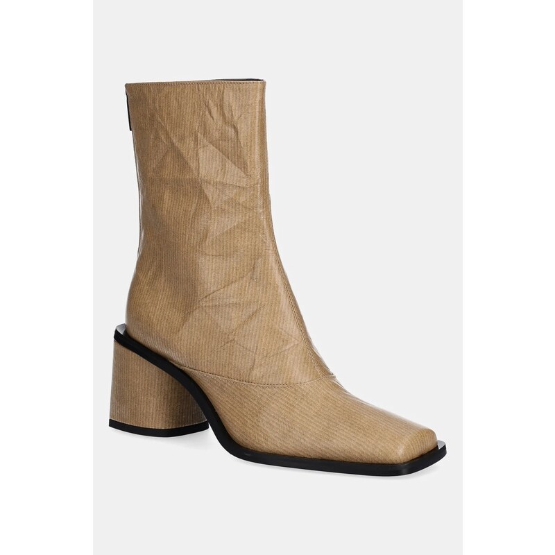 Kožené členkové topánky Kenzo Kimi Ankle Boots 64858101