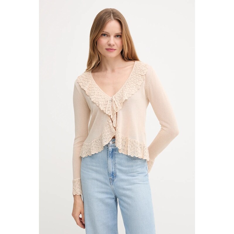 Kardigan s prímesou ľanu Hoss Intropia 64887243