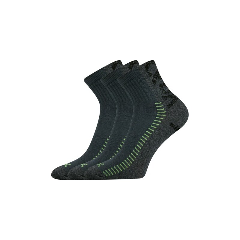 REVOLT antibakteriálne ponožky s iónmi striebra VoXX Tm. sivá 39-42 3 26459141