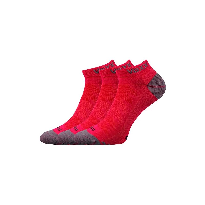 BOJAR športové bambusové členkové ponožky VoXX Magenta 35-38 3 páry 26459279