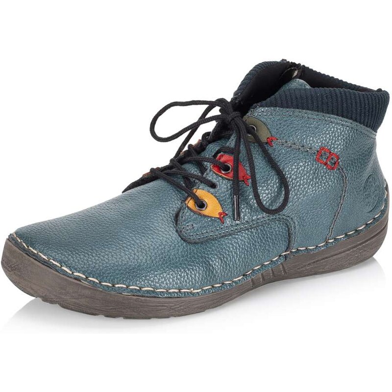 Dámska členková obuv RIEKER 52544-14 modrá W5 64858773