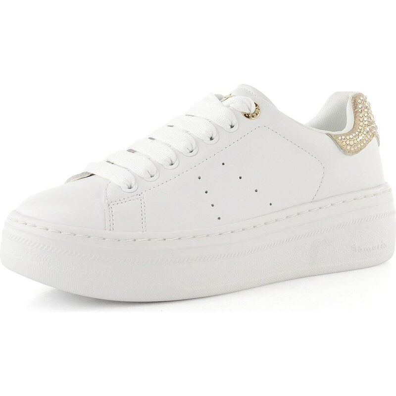 Tamaris tenisky na platforme white/champagne 1-23755-45 65611995