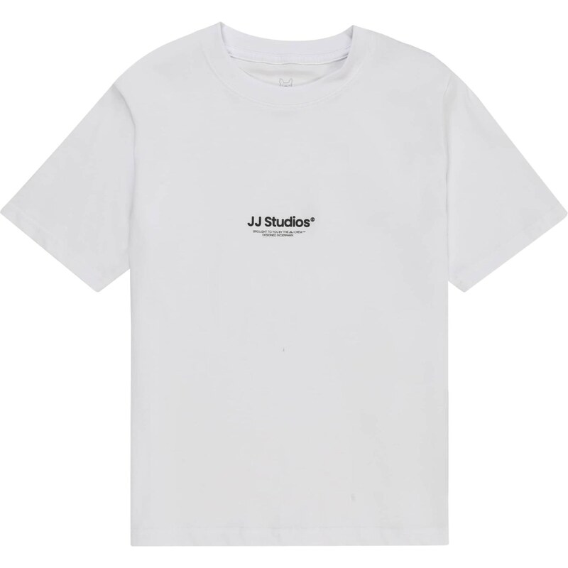 Jack & Jones Junior Tričko JJESoho čierna / biela 64996770