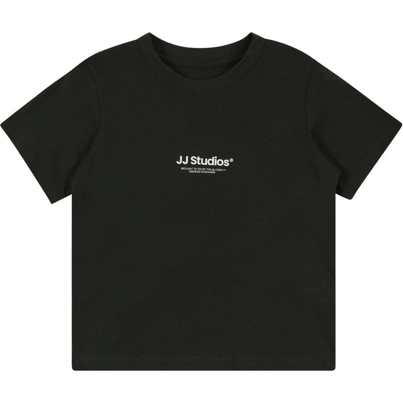 Jack & Jones Junior Tričko JJESOHO tmavozelená / biela 65659006