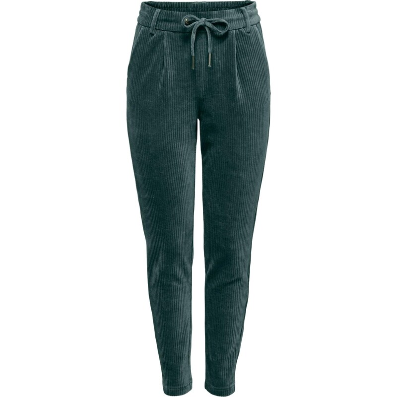 ONLY Plisované nohavice ONLPoptrash-Ping Pong tmavozelená 65922049