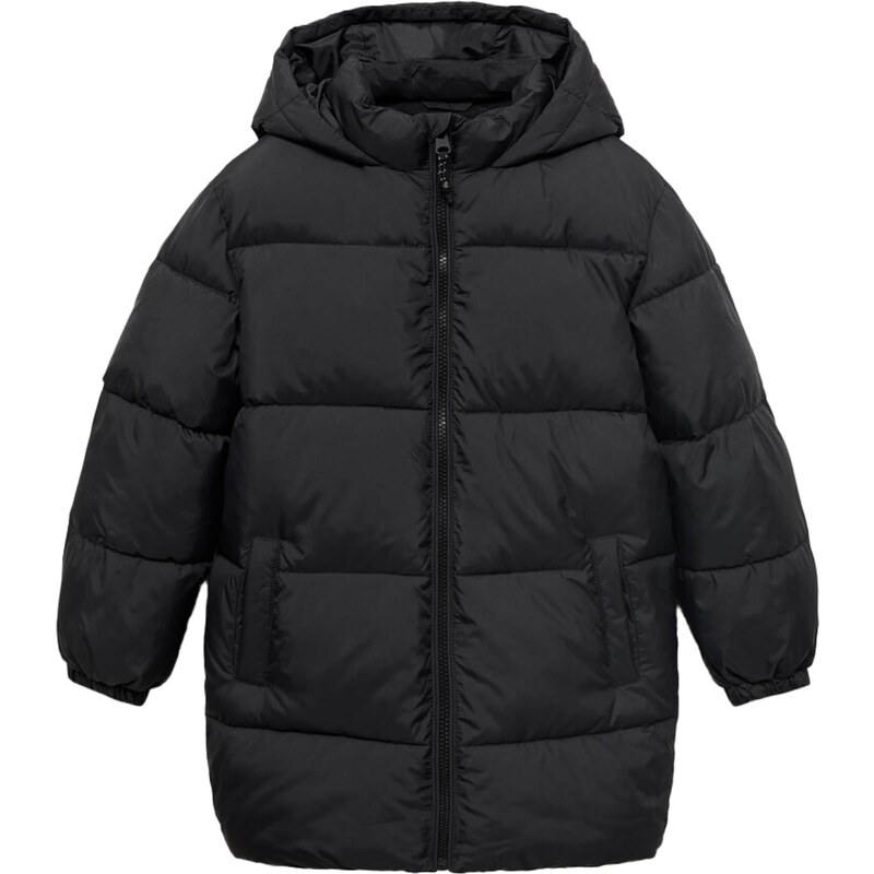 MANGO KIDS Zimná bunda Amerlong čierna 65237654
