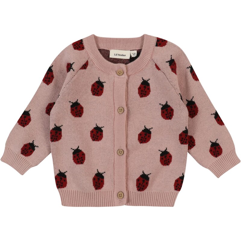 NAME IT Kardigán NBFLULIO staroružová / bordová / čierna 65772910