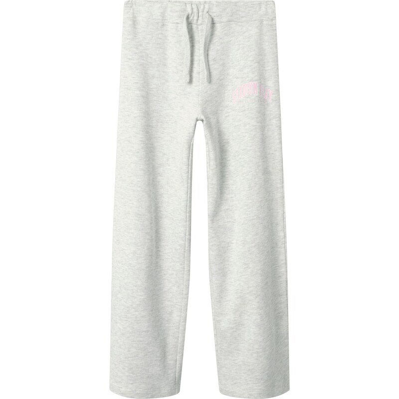 NAME IT Nohavice svetlosivá / ružová 65559007