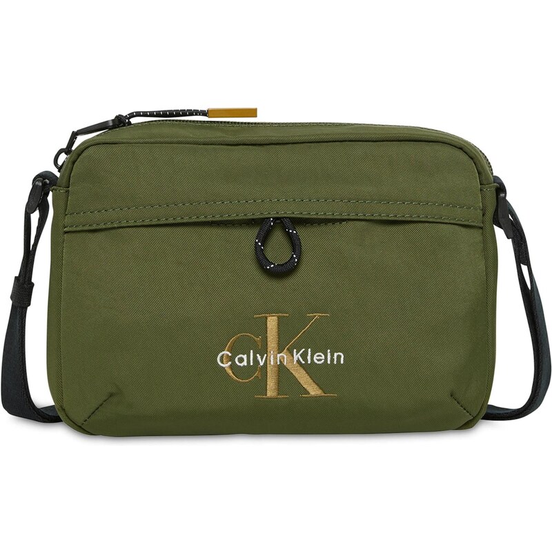Calvin Klein Taška cez rameno kaki / olivová / biela 64866146
