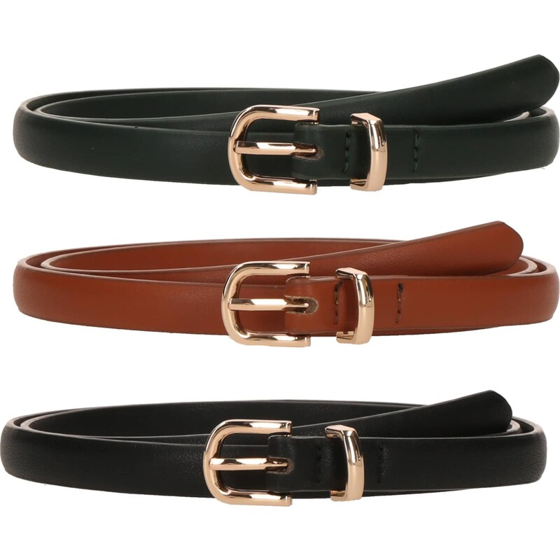 ABOUT YOU Opasky koňaková / tmavozelená / čierna 65659240