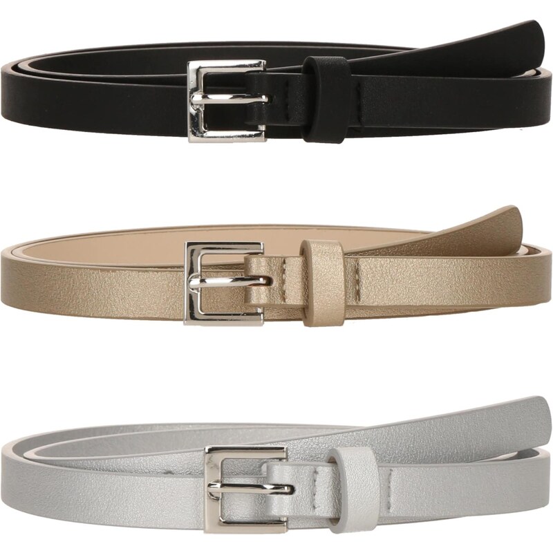 ABOUT YOU Opasky zlatá / čierna / strieborná 65659243