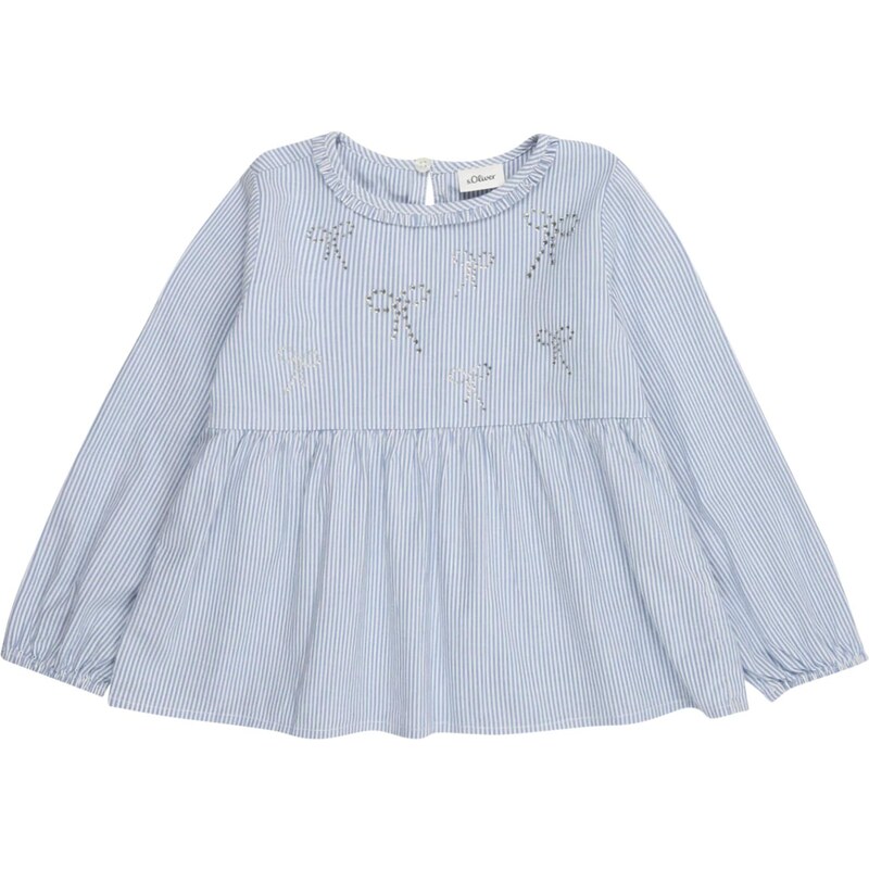 s.Oliver Blúzka svetlomodrá / strieborná / biela 65658980