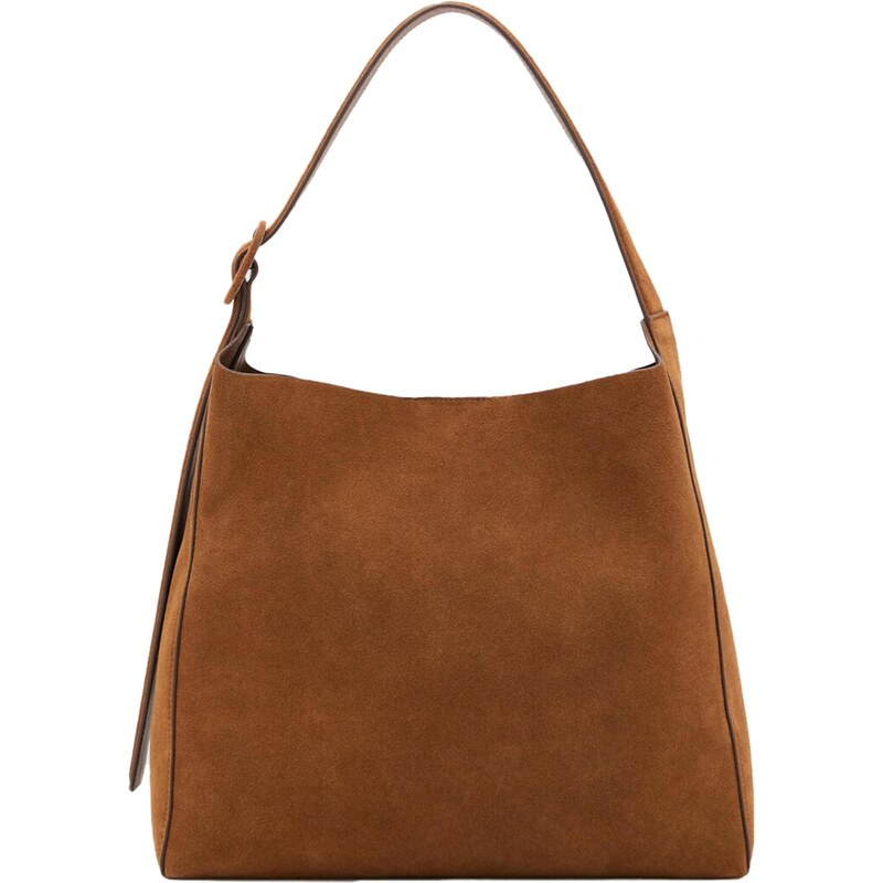 MANGO Kabelka na rameno IGOR hnedá 65485006