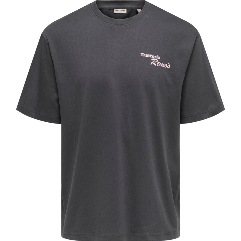 Only & Sons Tričko ONSNATHAN sivá / púdrová 64875585