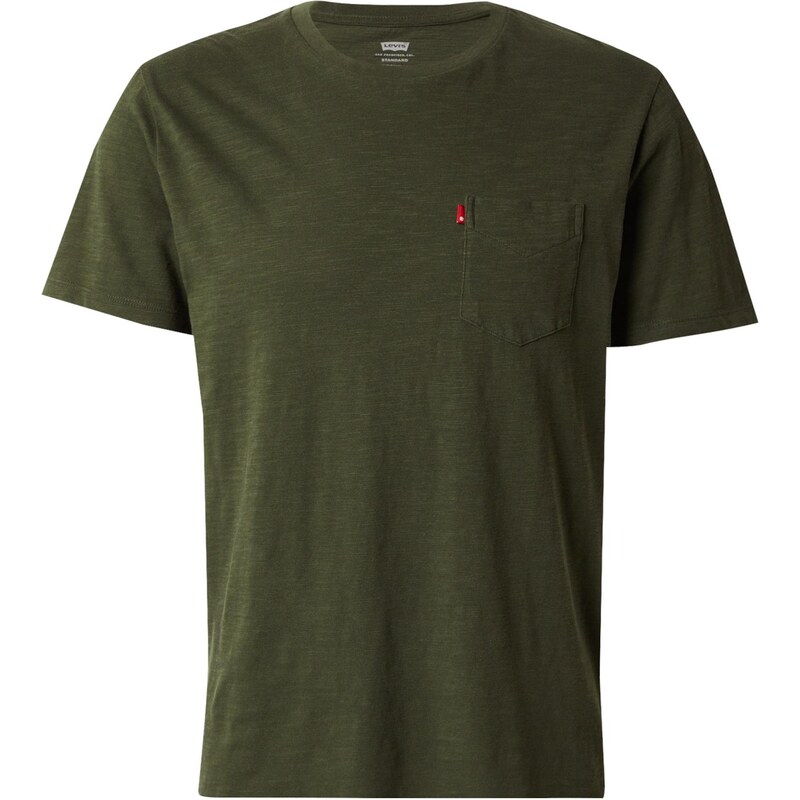 LEVIS Tričko Classic Pocket Tee olivová 64875640
