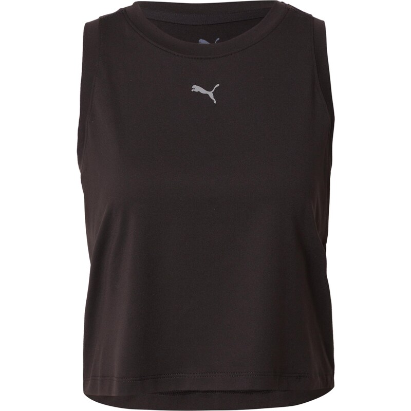 PUMA Športový top Cloudspun svetlosivá / čierna 65088694