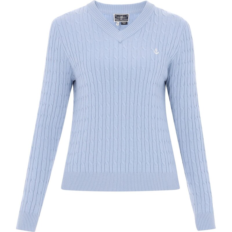 DreiMaster Maritim Sveter svetlomodrá 65657841