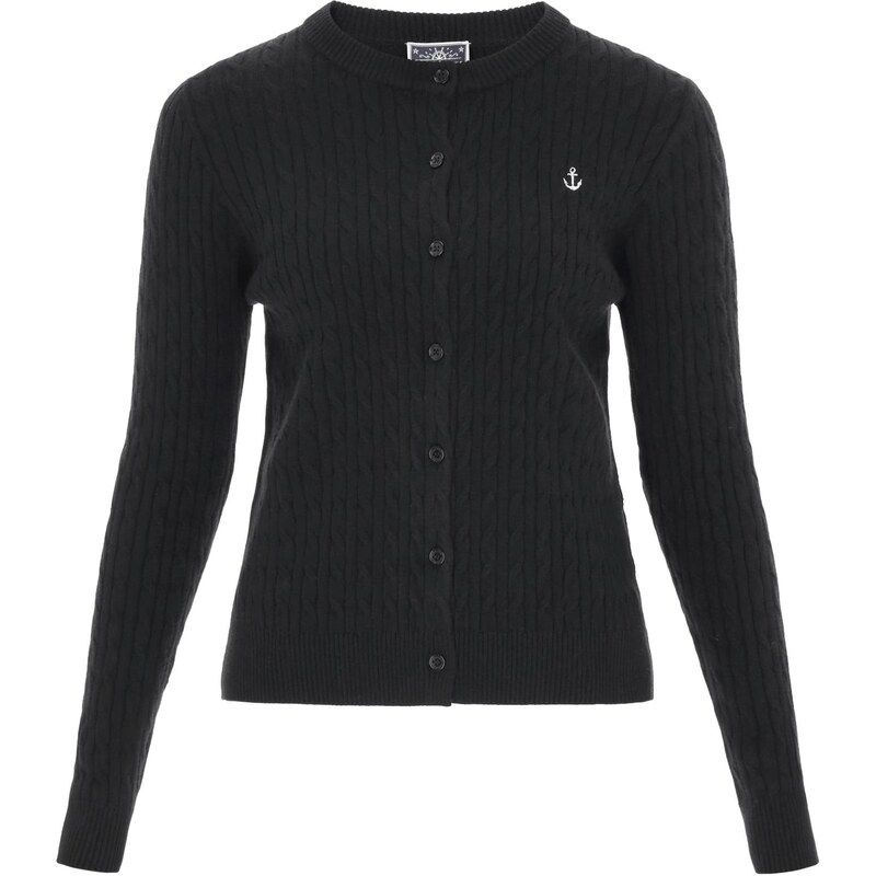 DreiMaster Maritim Kardigán čierna 65657851