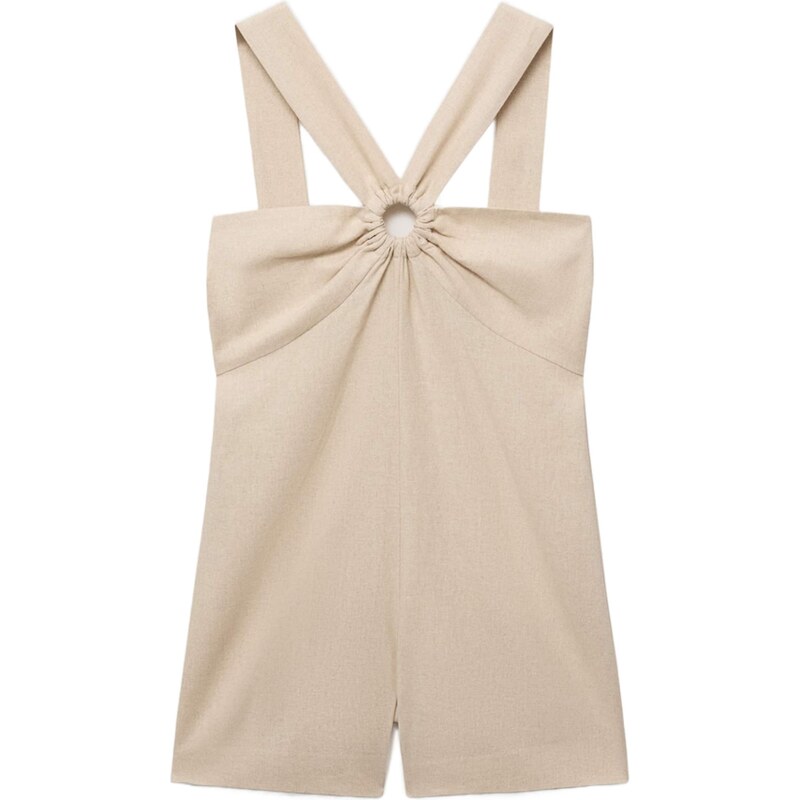 MANGO Overal SUPER béžová 65773218