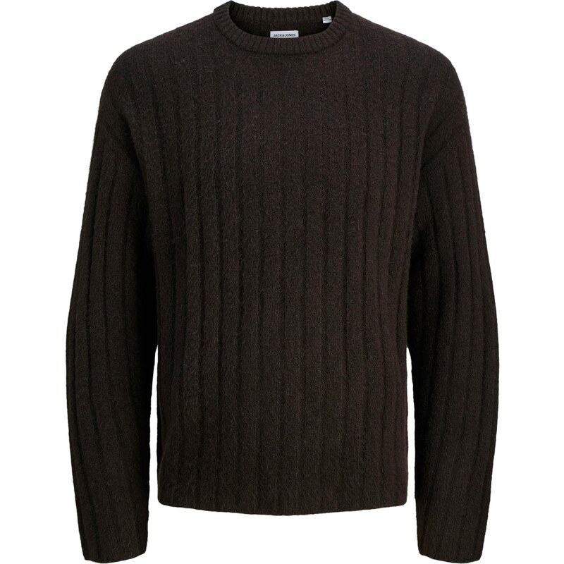 JACK & JONES Sveter JJEBRADLEY CARTER tmavohnedá 65657925