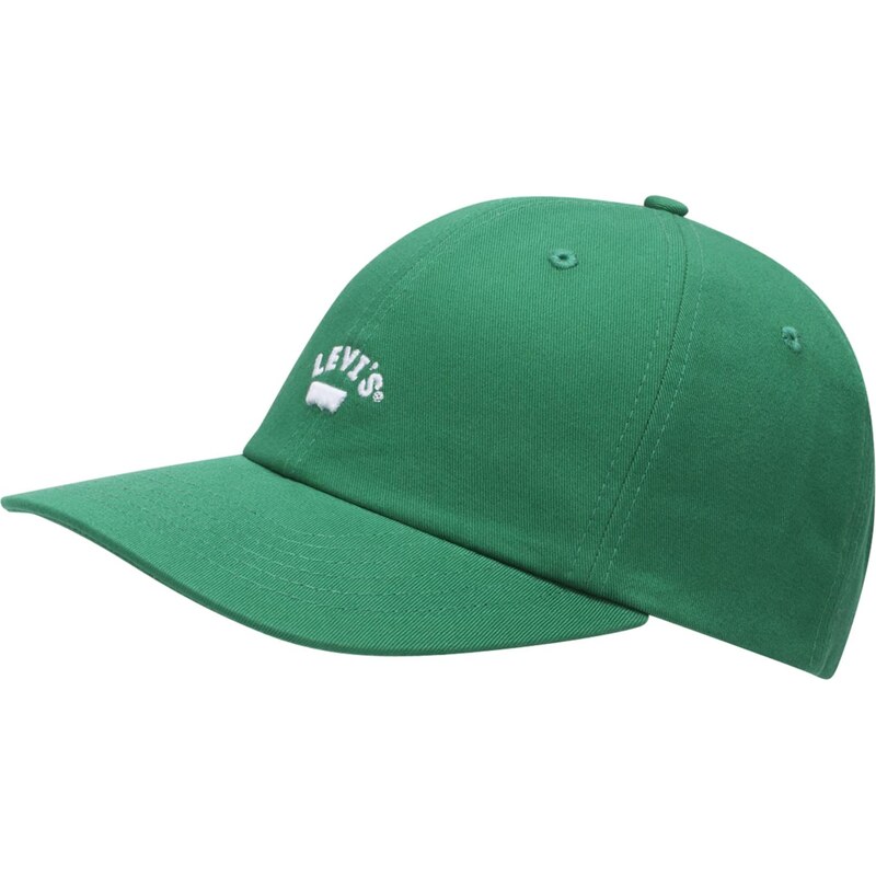 LEVIS Čiapka Lazy Girl Logo Cap zelená / biela 65922064