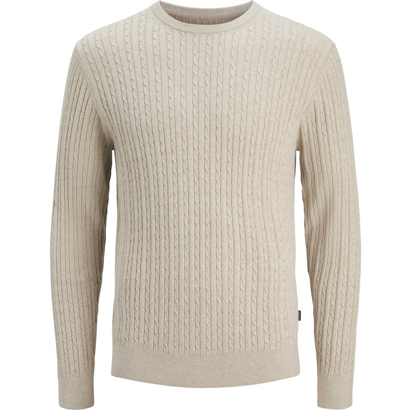 JACK & JONES Sveter JJEEMIL béžová 65657936