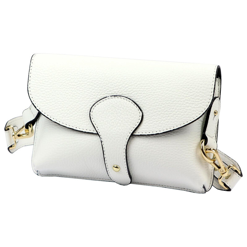 Kožená kabelka Luka biela KZ2257747 64876735