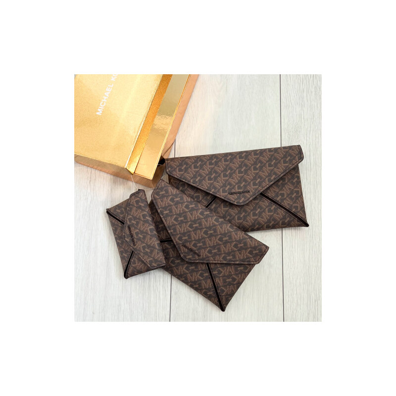 Michael Kors set clutch hnedý 64879006