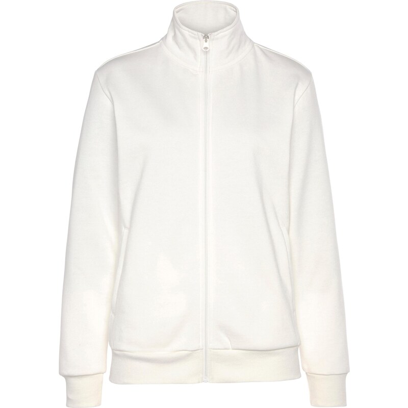 BENCH Tepláková bunda modrá / biela 65642577