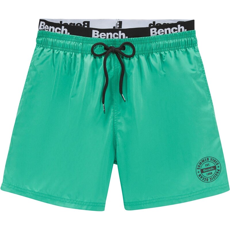 BENCH Plavecké šortky tyrkysová / čierna 65138390