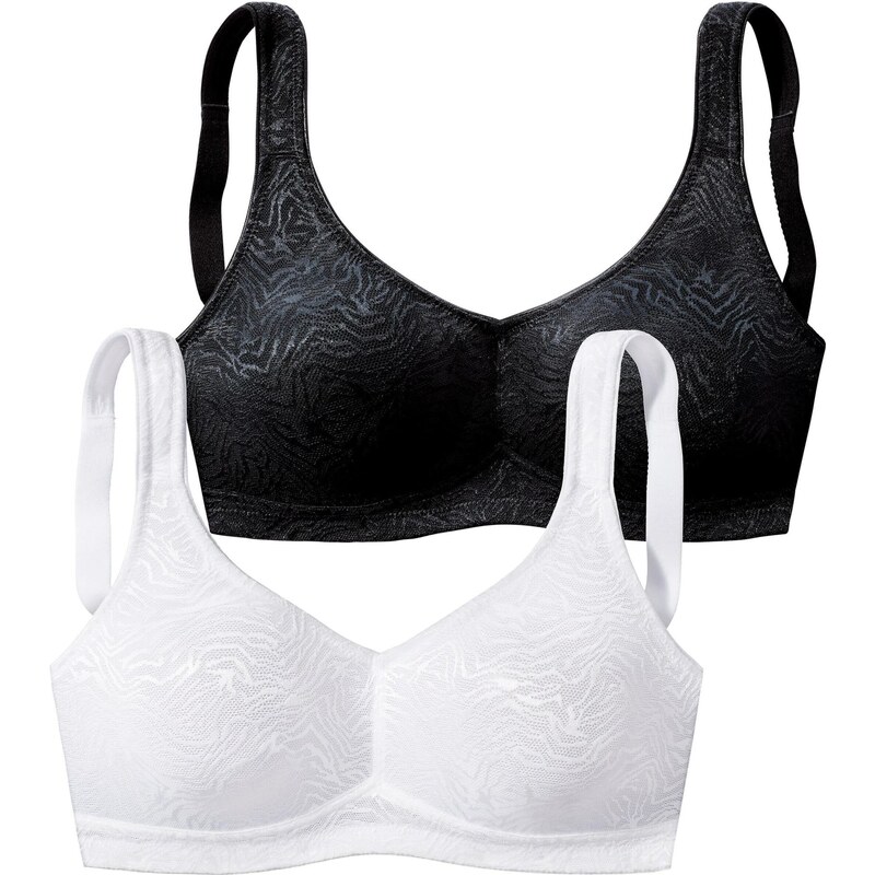 PETITE FLEUR Podprsenka čierna / biela 65649306