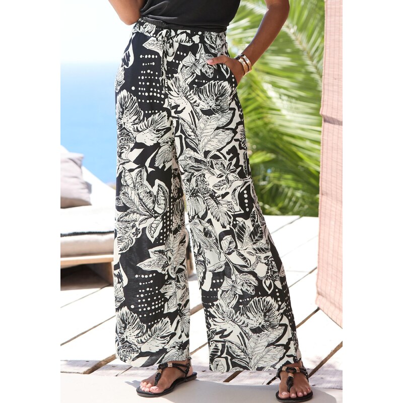 VIVANCE Nohavice čierna / biela 65484611