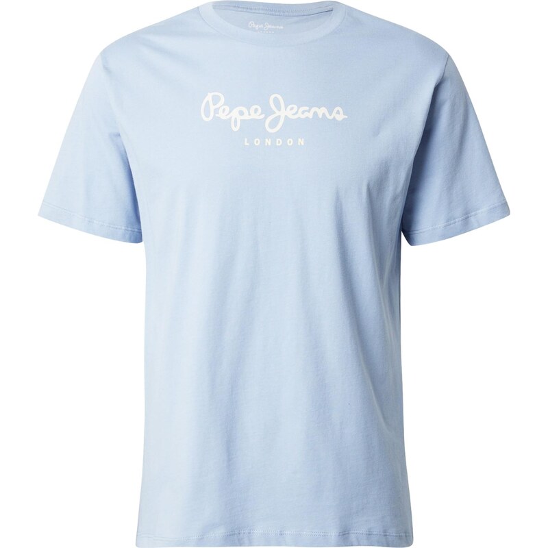 Pepe Jeans Tričko Eggo svetlomodrá / biela 65048594