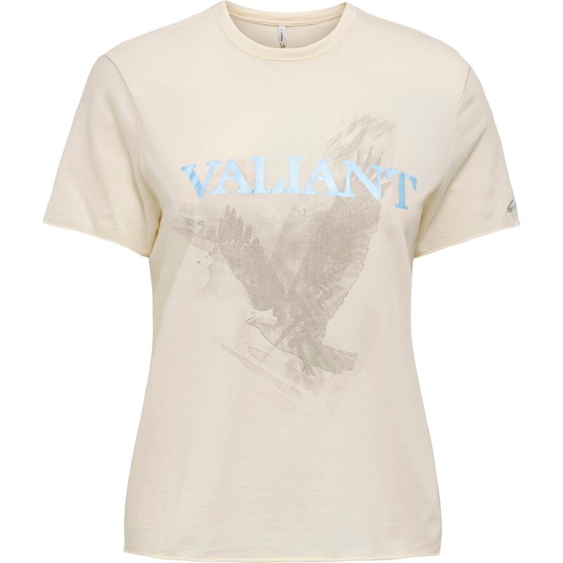 ONLY Tričko ONLLUCY krémová / svetlomodrá 54800877