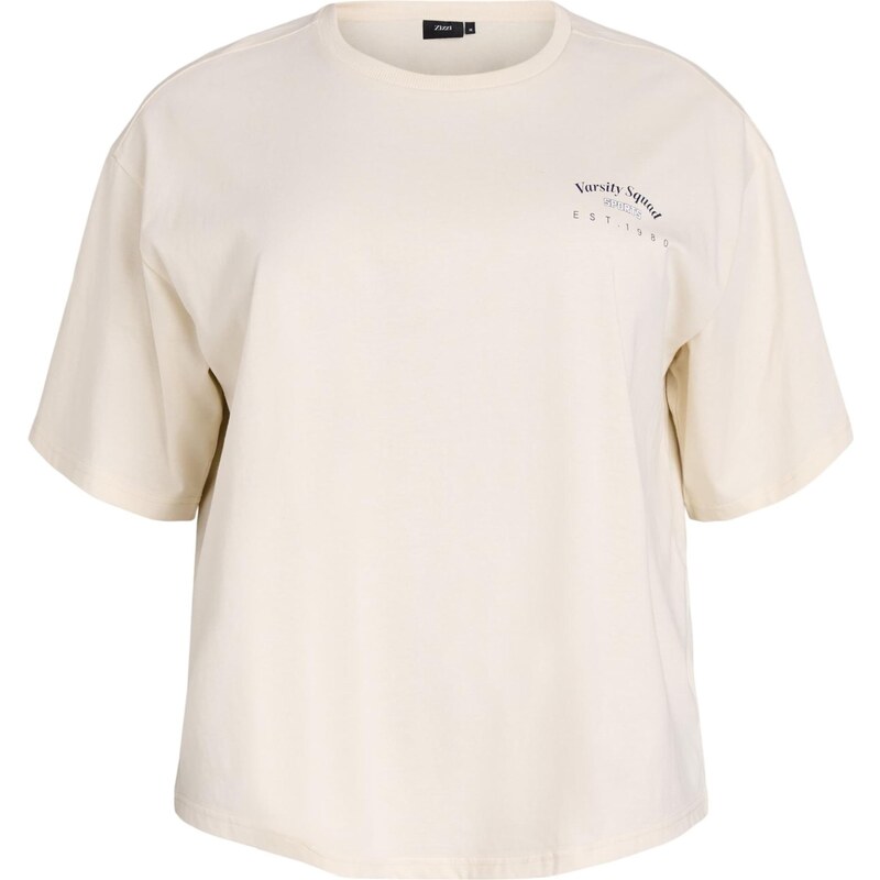 Zizzi Tričko béžová / modrá 65694562