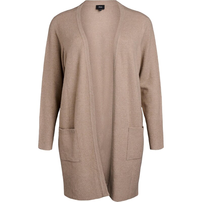 Zizzi Kardigán Casunny tmavobéžová 65884139