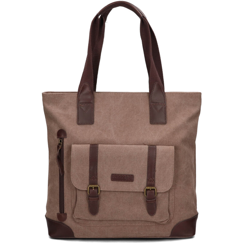 Väčšia dámska kabelka Katana Jitka - svetlo hnedá 65912336