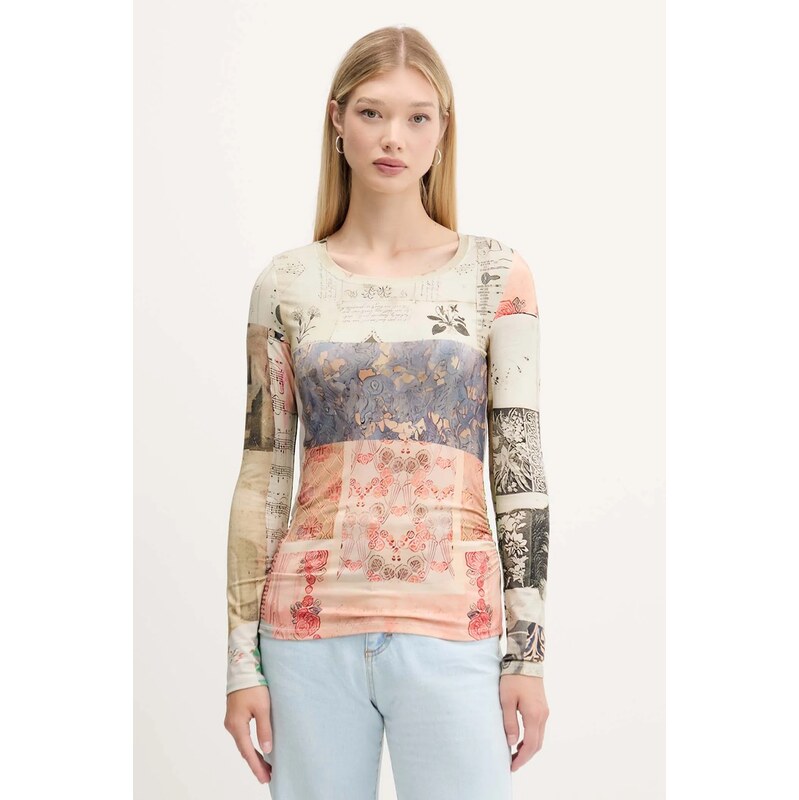 Tričko s dlhým rukávom Desigual LIMBANI 66513792
