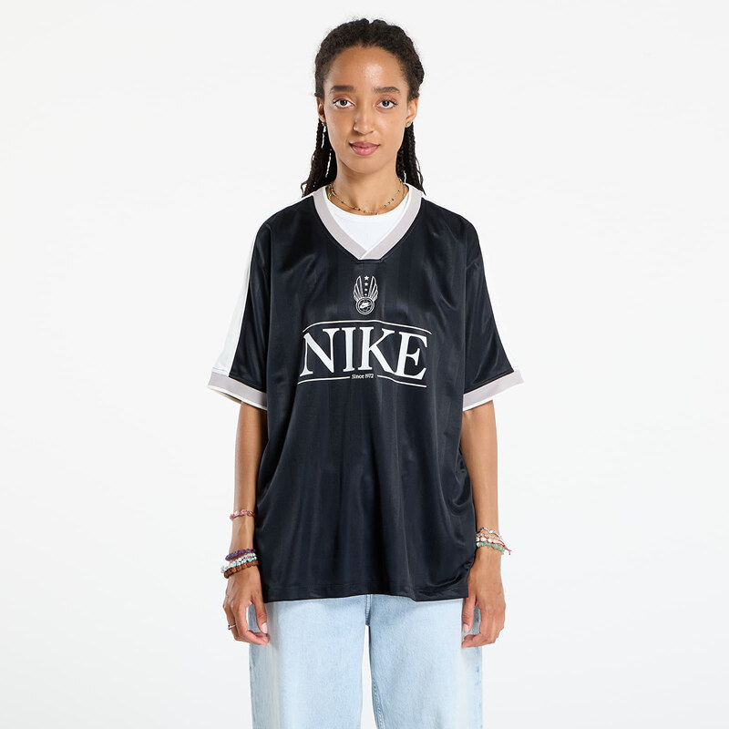 Dres Nike Sportswear Womens V-Neck Jersey Top Black/ Sail/ College 64887288