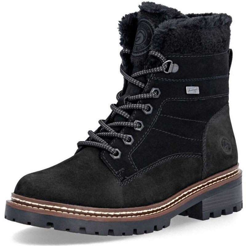 RIEKER Dámska členková obuv REMONTE D0B81-00 čierna W5 64887057